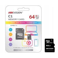 HIKVISION 64GB HS-TF-C1/64G microSDXC™/64G/Class 10 and UHS-I / TLC MicroSD Hafıza Kartı